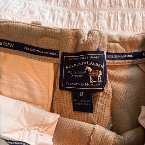 Polo by Ralph Lauren Beige Equestrian Trousers - Picture 7 of 13